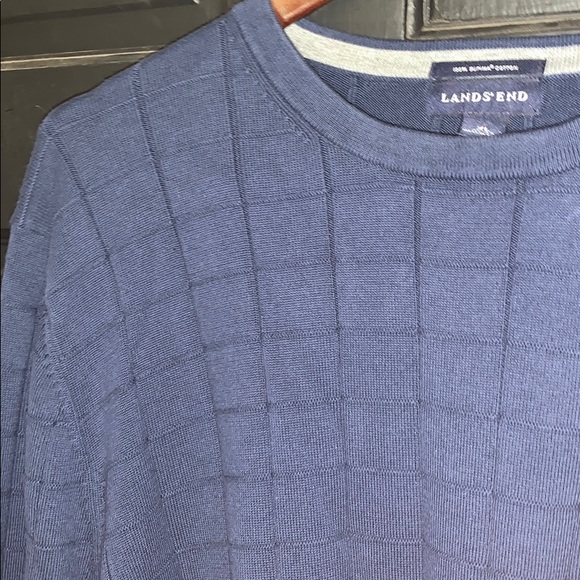 Lands’ End men’s navy sweater XL + - Picture 2 of 5